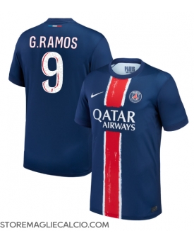 Paris Saint-Germain Goncalo Ramos #9 Maglia Gara Casa Repliche 2024-25